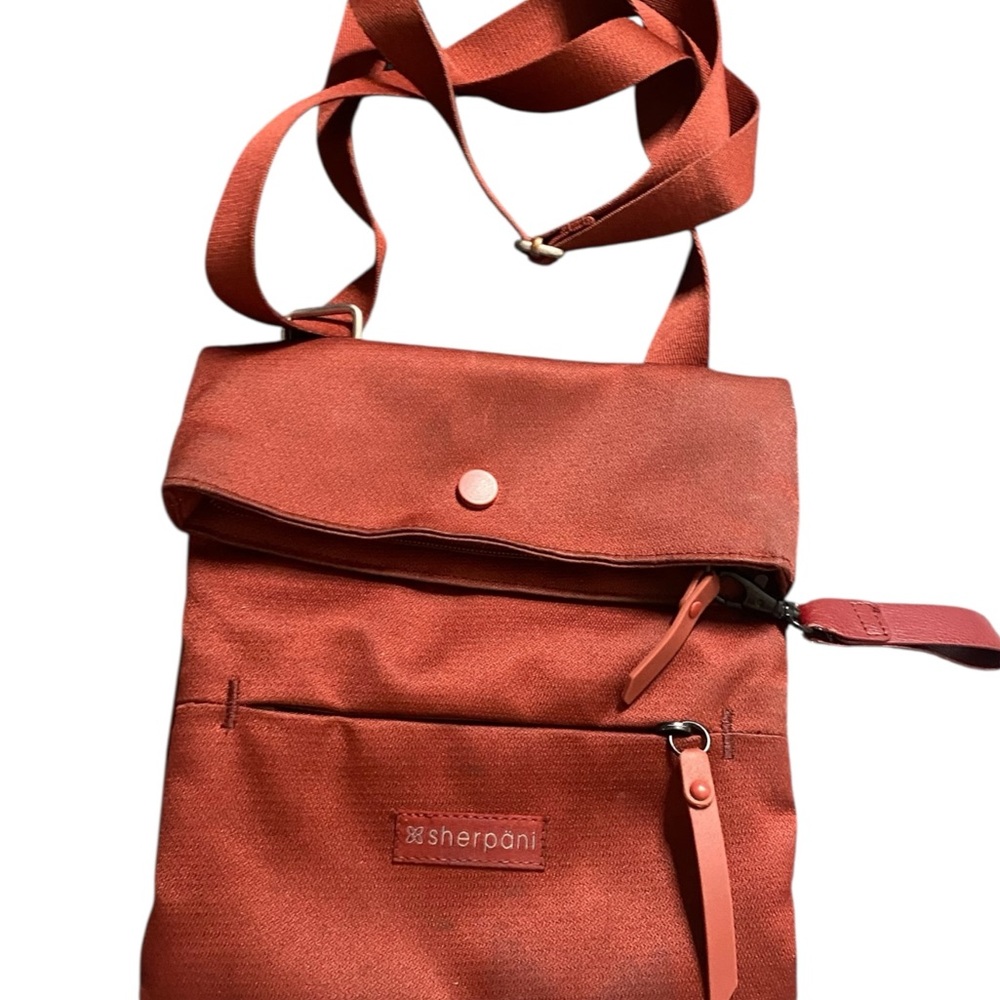 Sherpani Rust Crossbody Bag